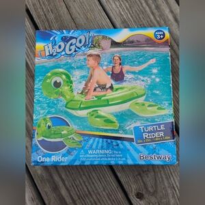 New in Box! H2OGo - Turtle Pool / Swimming Float - Age 3+ Approx 55L x 55W